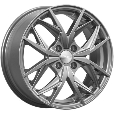 Скад 6.5x16/4x100 ET37 D60.1 АСТИ графит