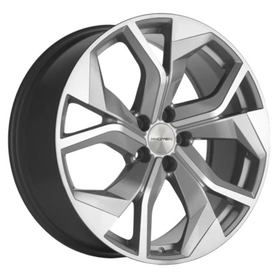 Khomen Wheels 8.5x20/5x114.3 ET30 D60.1 KHW2006 (RX) Silver-FP